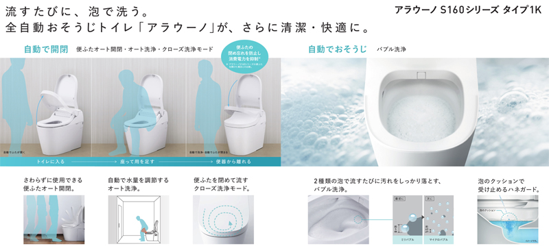 アラウーノ S160商品説明